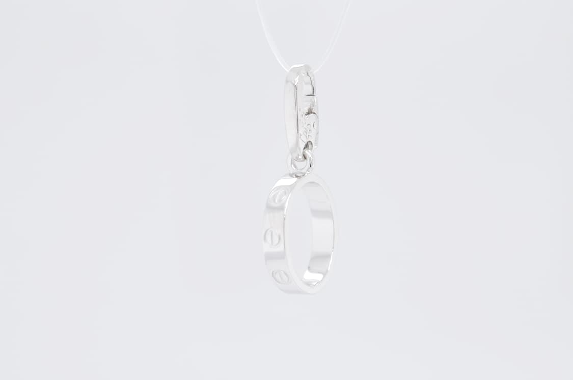 까르띠에 러브 18K 화이트골드 목걸이 펜던트 CHARM 2.4g 상품이미지5