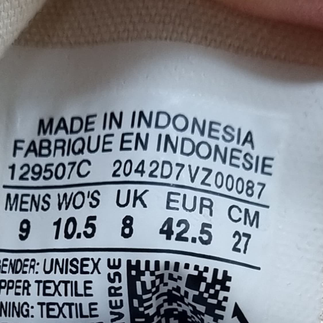 컨버스 잭퍼셀 베이지 스니커즈270 상품이미지6