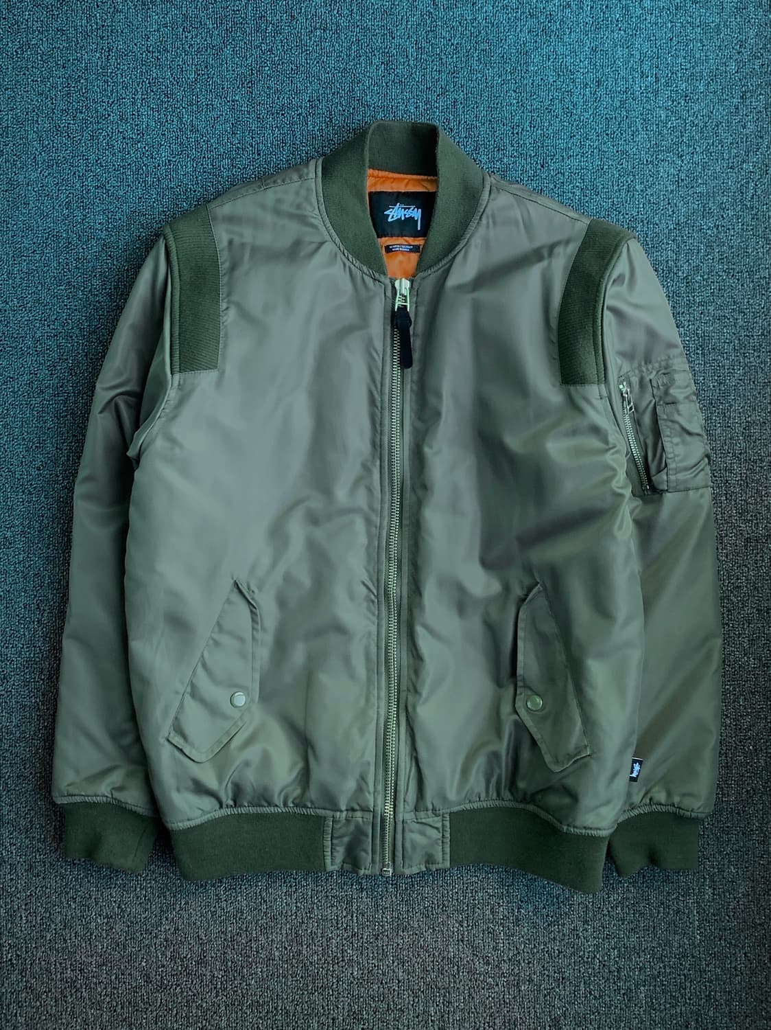 [개인 소장] 스투시 ma-1 항공점퍼 봄버자켓 상품이미지1