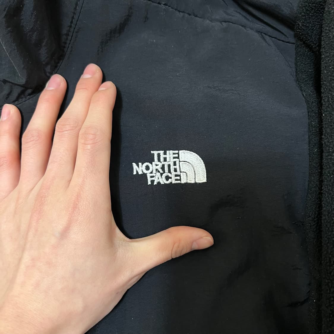 노스페이스 로고 플리스 후리스 자켓 M/95  상품이미지3