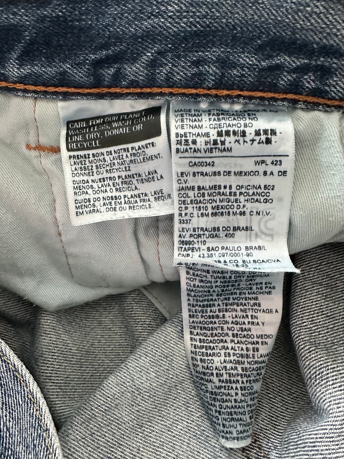 리바이스 501 데님팬츠 상품이미지8