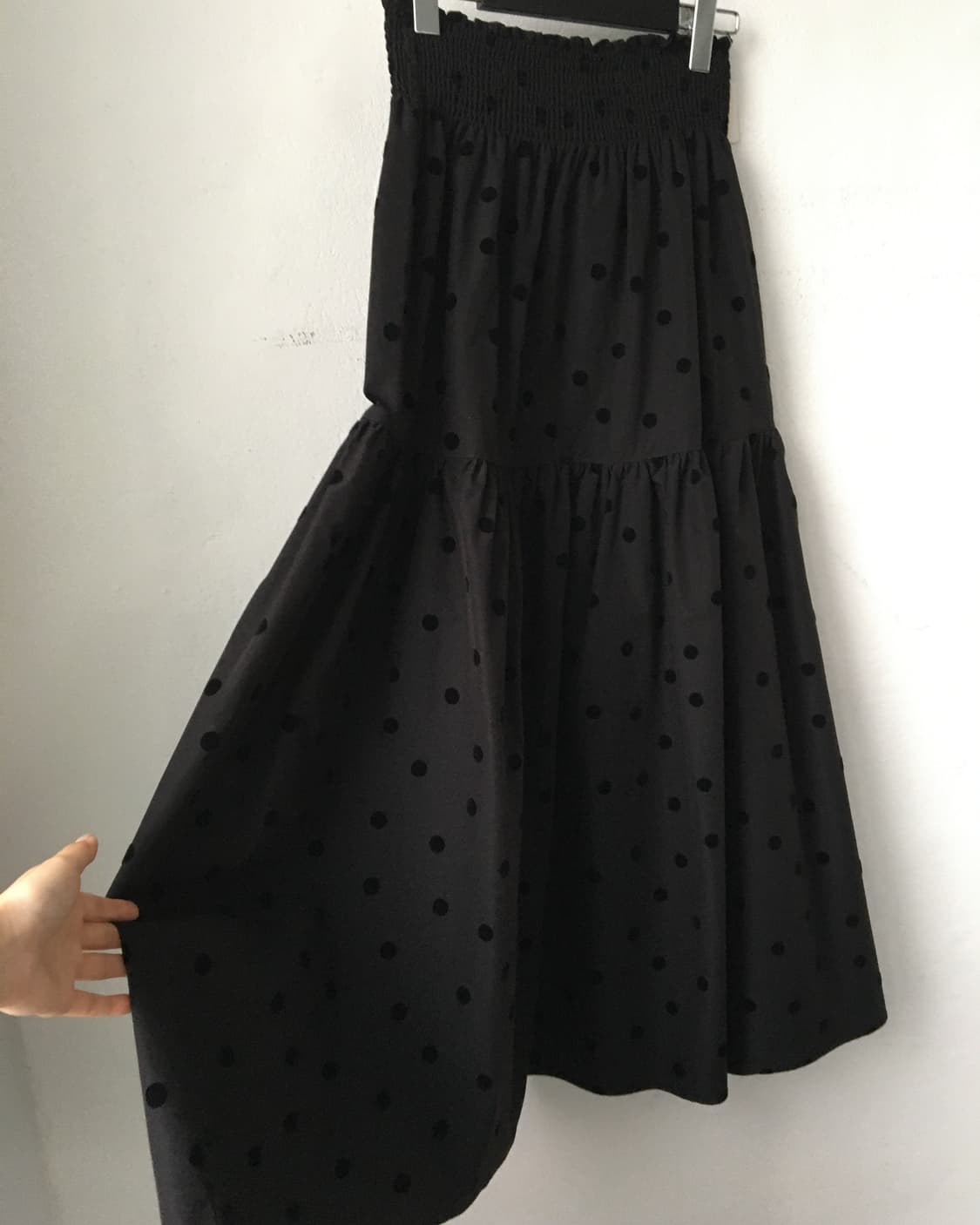 Dot pattern long skirt 상품이미지2
