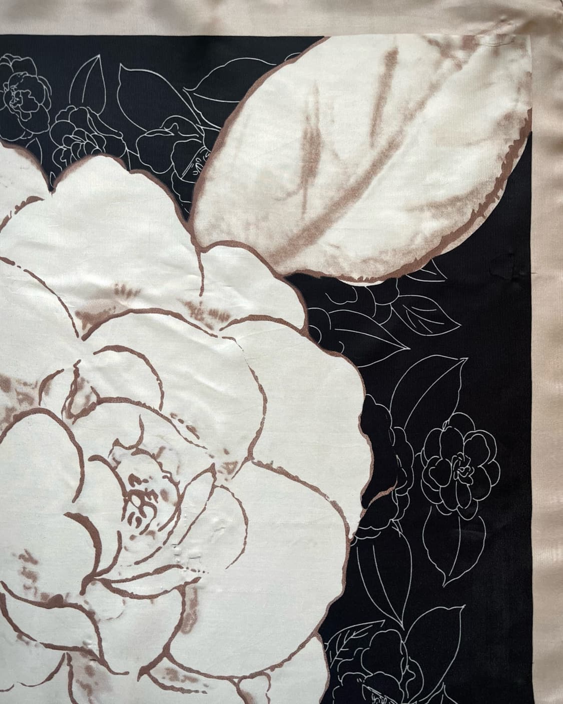 JPN Vintage Oriental Floral Print Scarf 상품이미지6