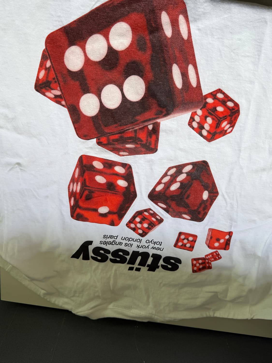 스투시 롤러스 티셔츠 화이트 상품이미지3