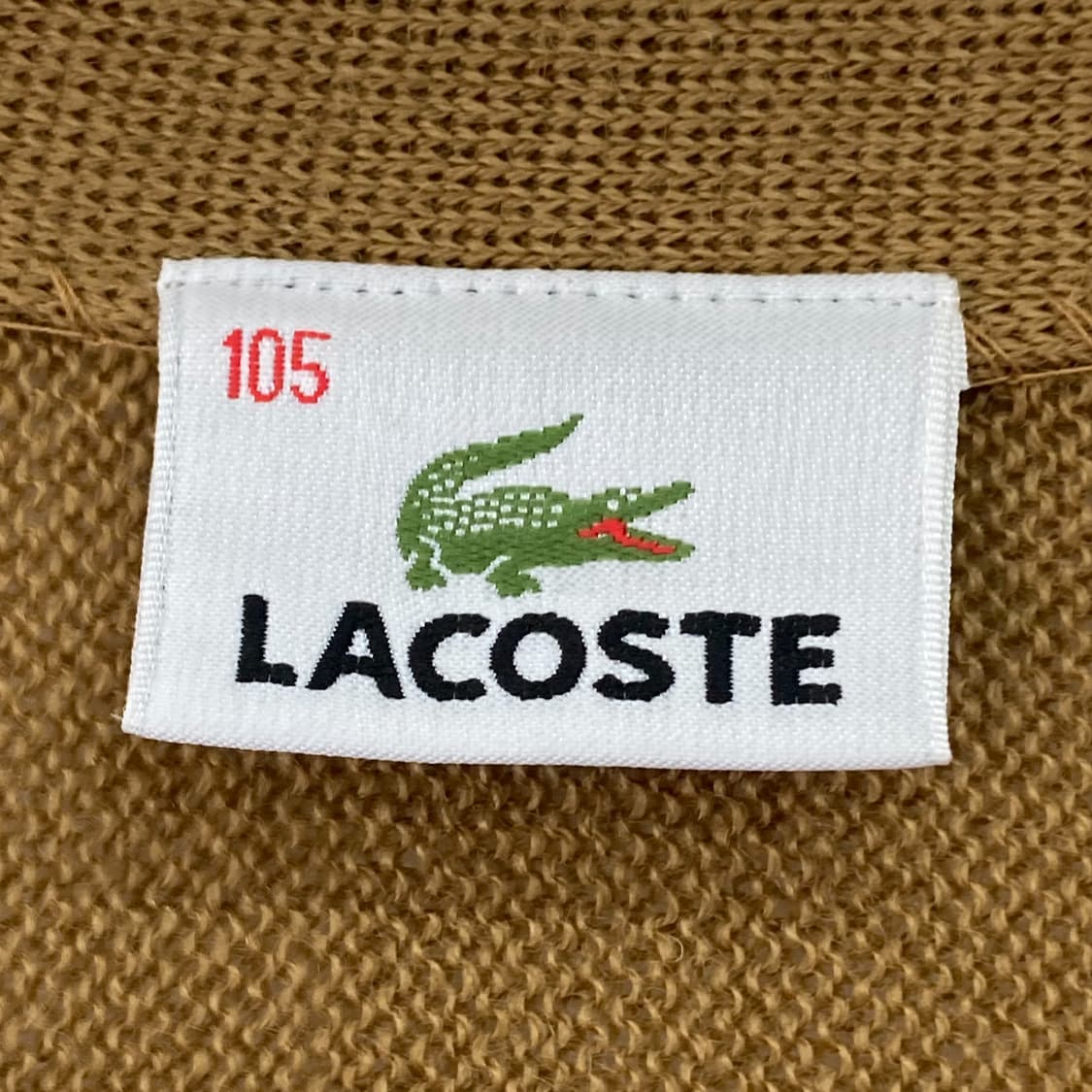 라코스테 기본 베이지 울 니트 가디건 상품이미지6