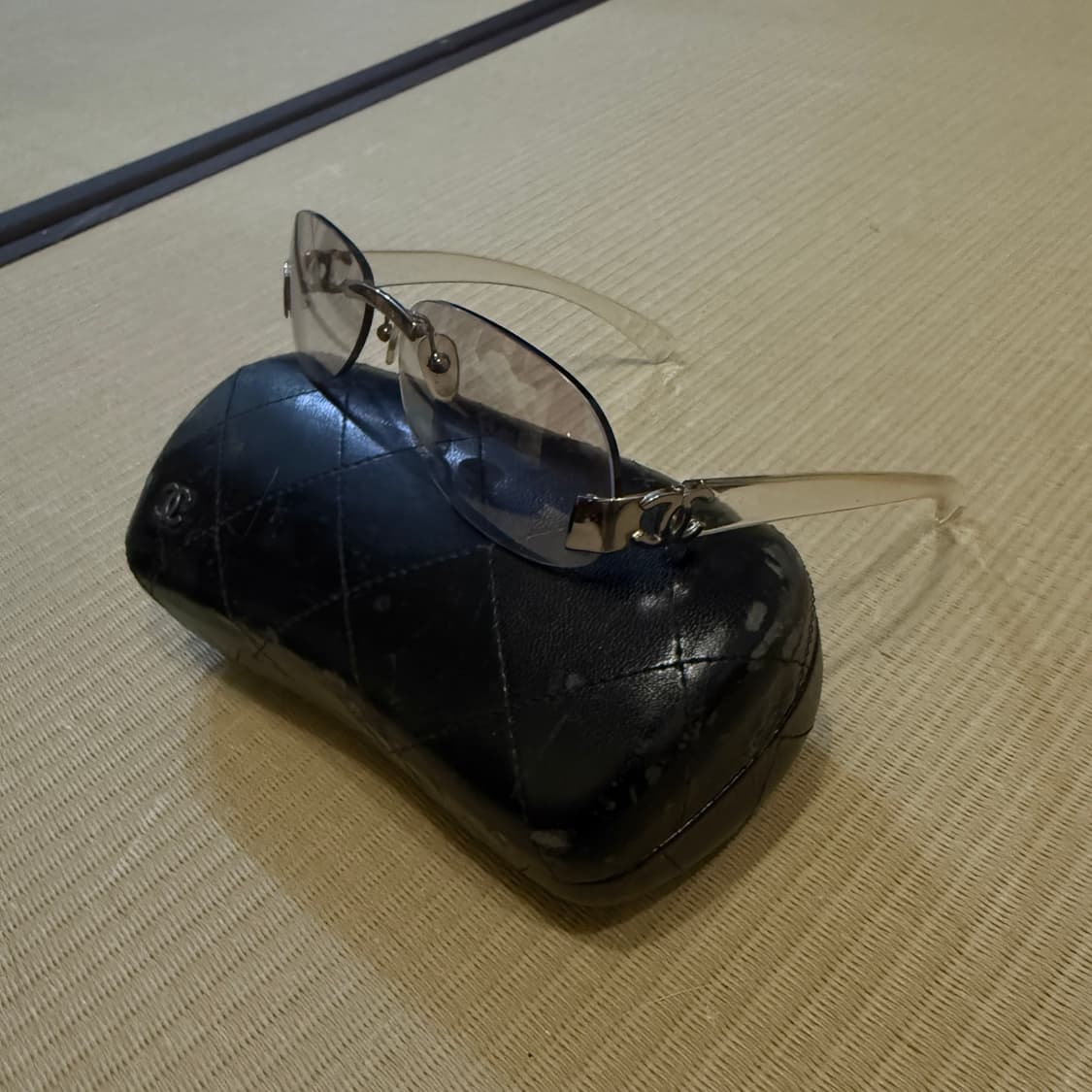 (정품)샤넬 4037 빈티지 무테 안경 상품이미지1