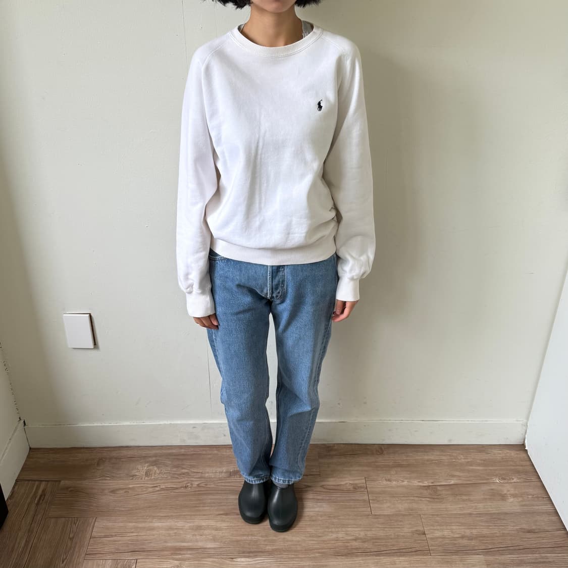 폴로랄프로렌 화이트 스웻셔츠 상품이미지1