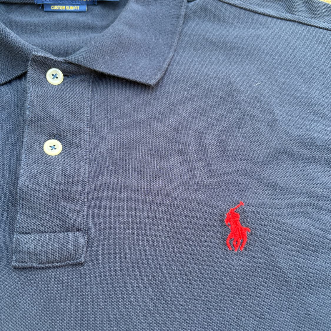 QR택)폴로 랄프로렌 레드포니 네이비 PK 카라 티셔츠 상품이미지3