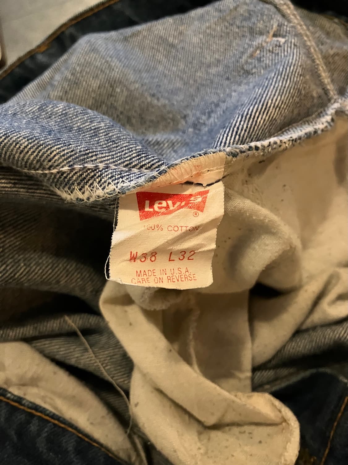 90s USA 빈티지 리바이스 517 부츠컷 데님 팬츠 상품이미지9
