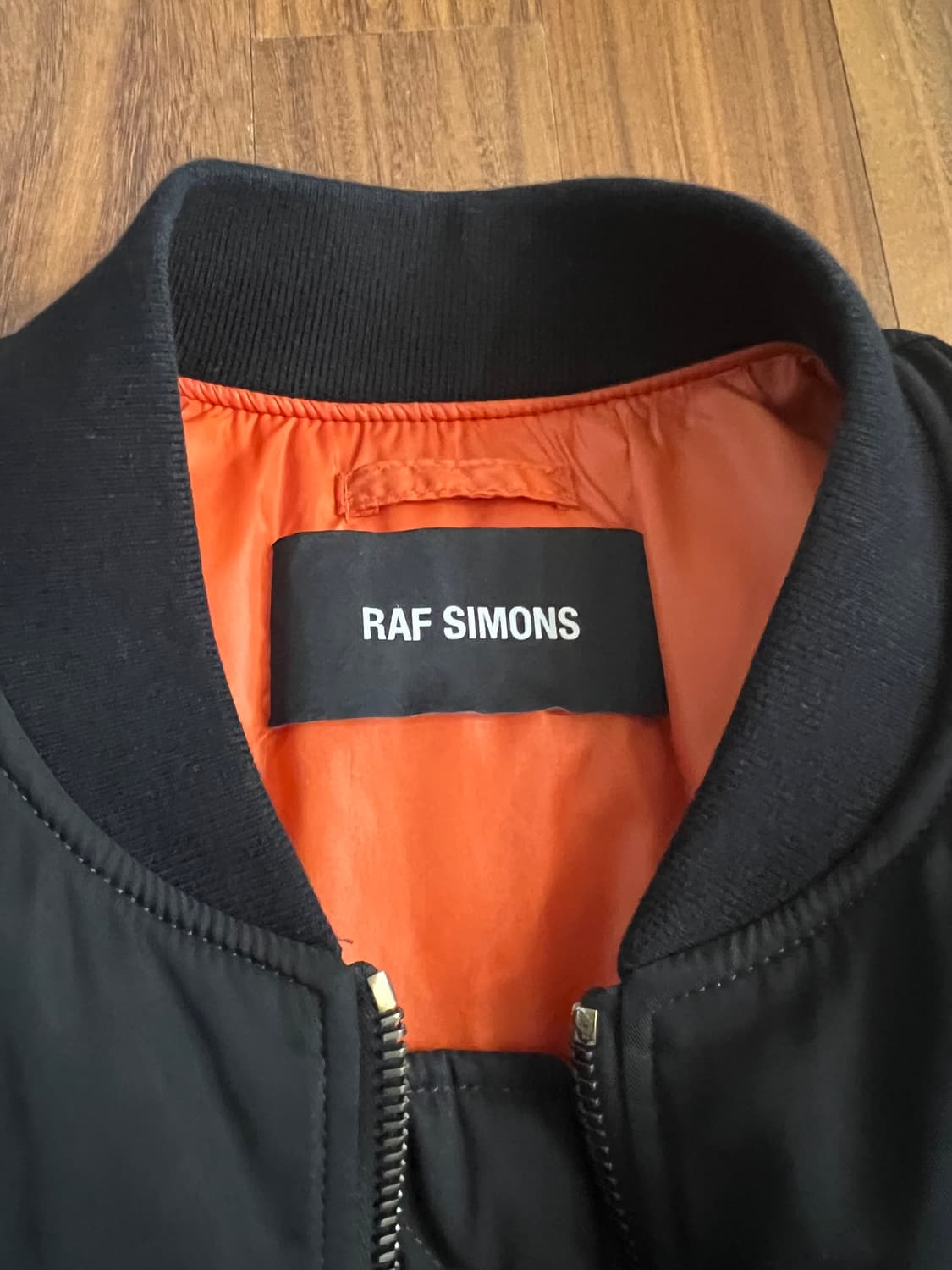 라프시몬스 고딕 오버사이즈 봄버 자켓 46 사이즈 상품이미지7