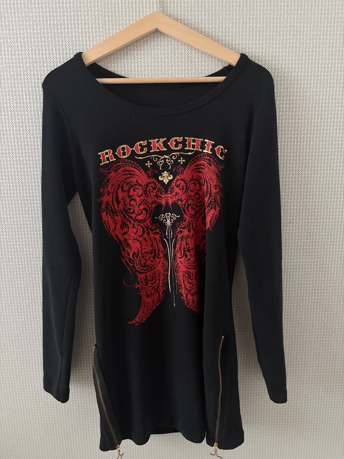 빈티지 갸루 프린팅 롱슬리브 상품이미지1