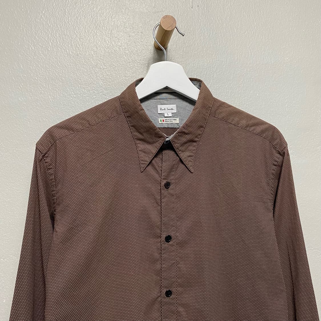 폴스미스 이태리 도트 비대칭 소매 셔츠 상품이미지2