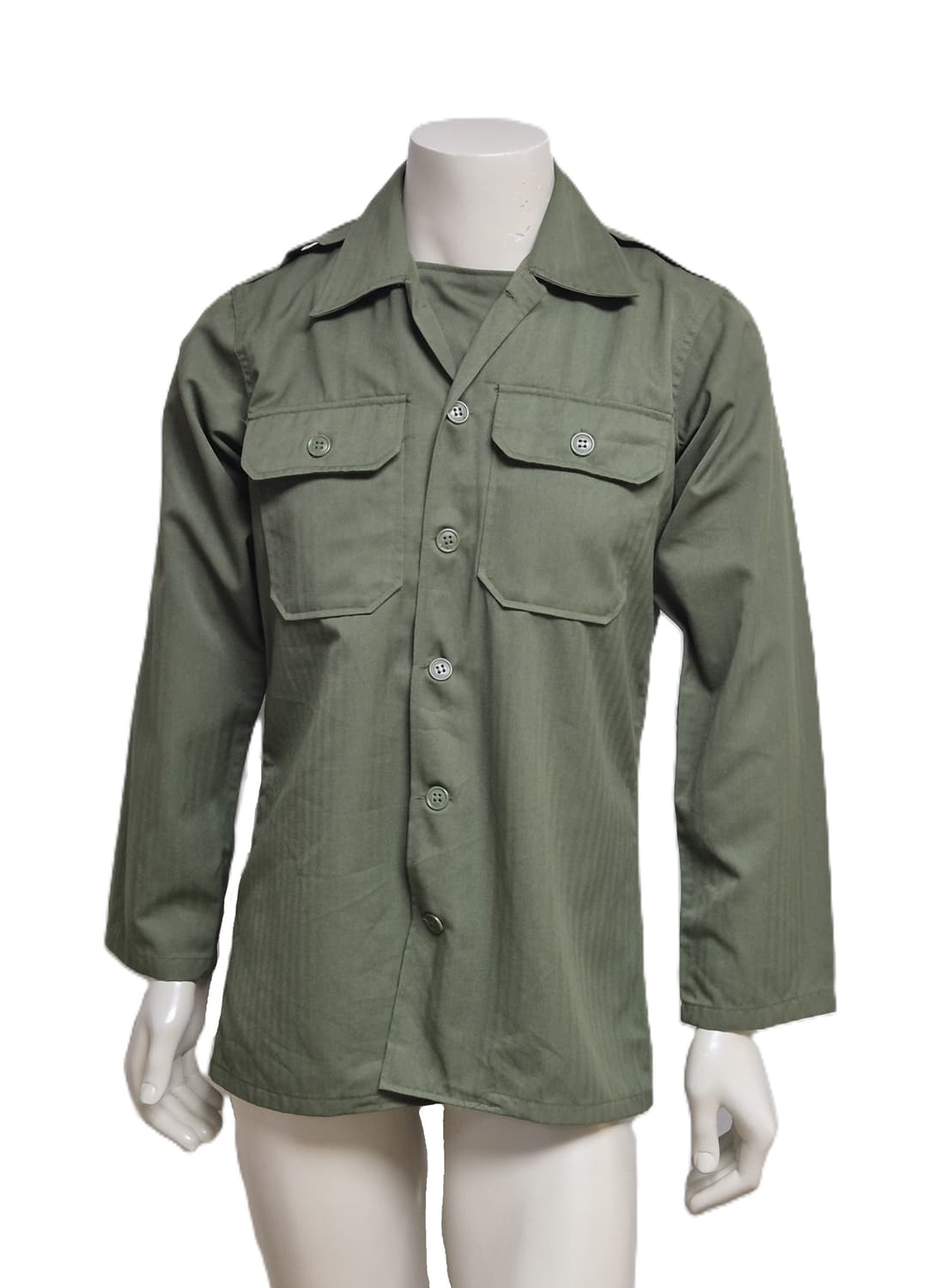 국군 전경 구형 민무늬 전투복 상의 자켓 (M) (미사용품) 상품이미지1