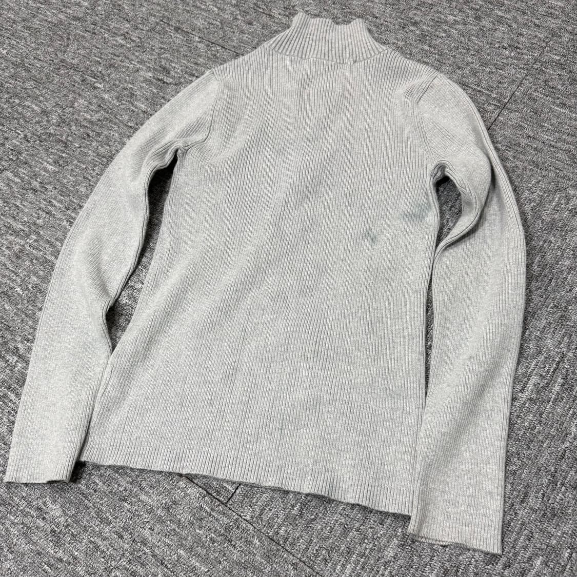 빈티지 폴로 반집업 니트 | 오염부분사진확인 상품이미지4