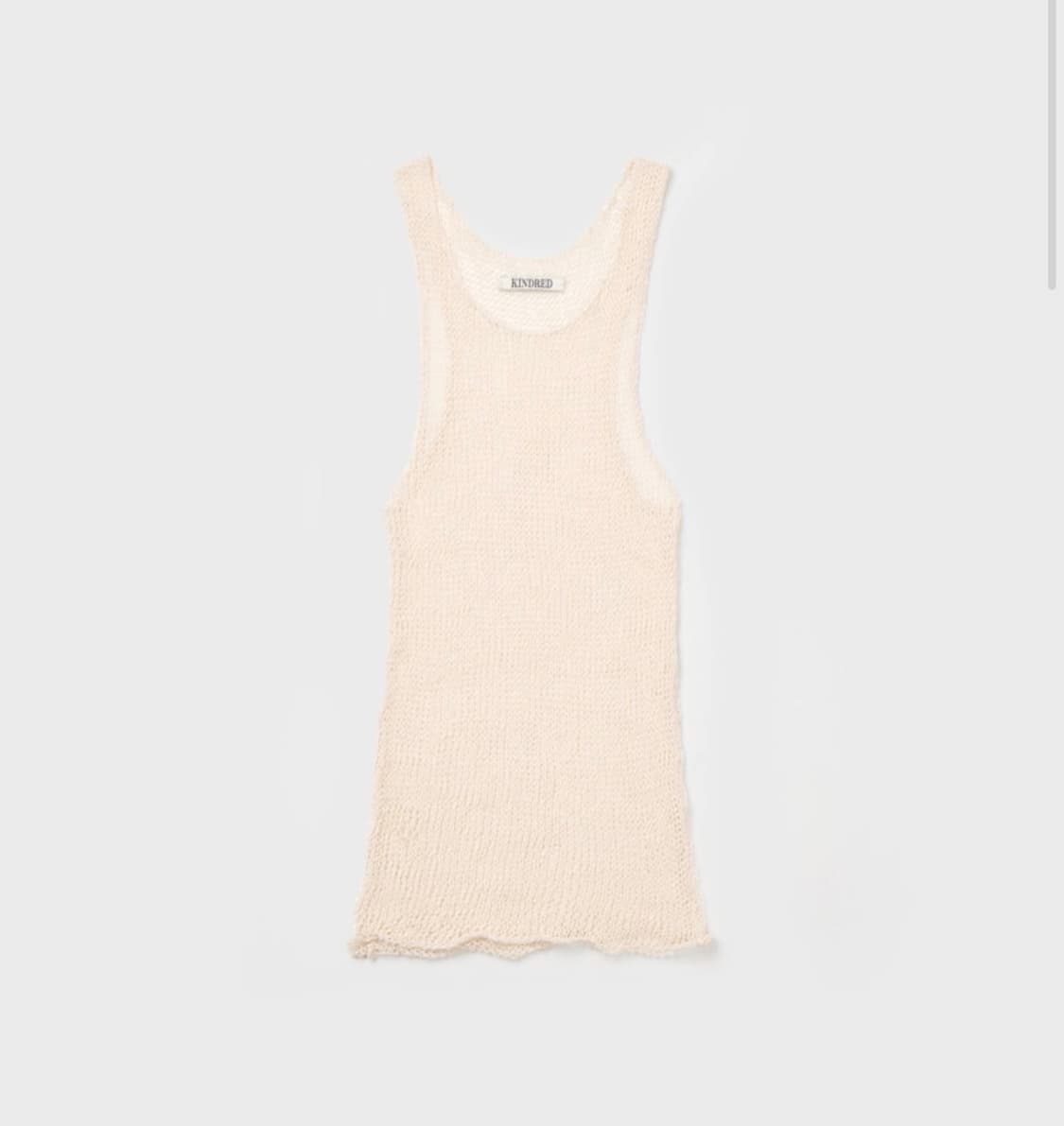 [구해요]킨드레드 cotton knitted tank 상품이미지1