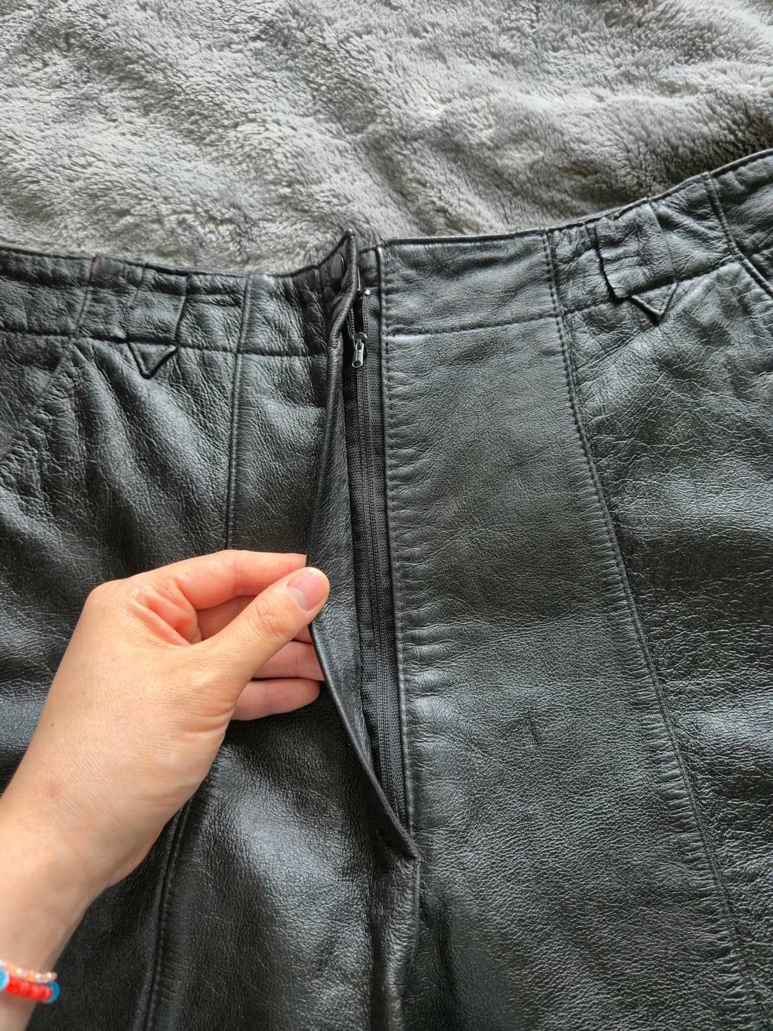 레더쇼츠 가죽반바지 상품이미지6