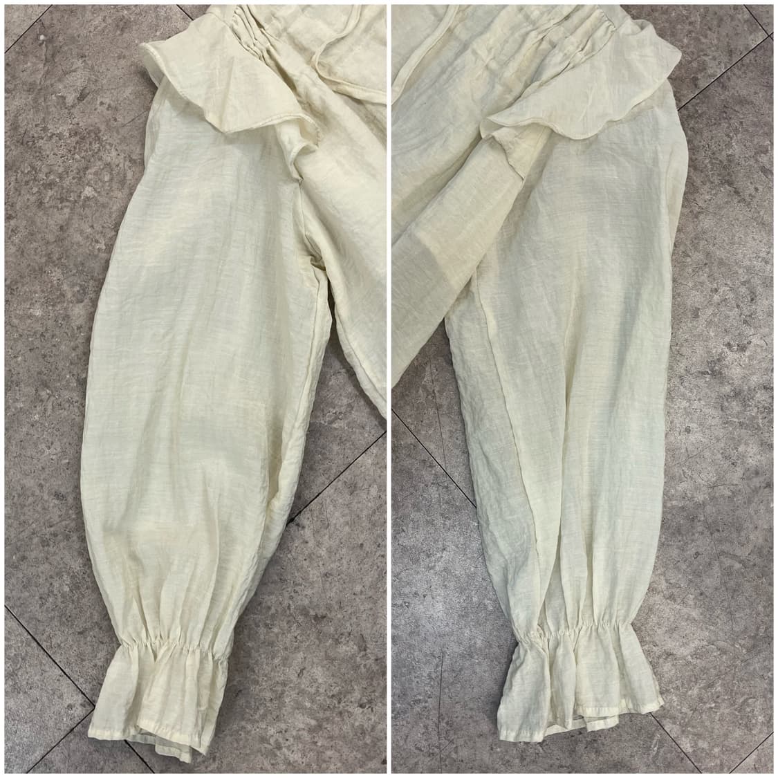 빈티지 프릴 블라우스 베이지 #csz3748 상품이미지7