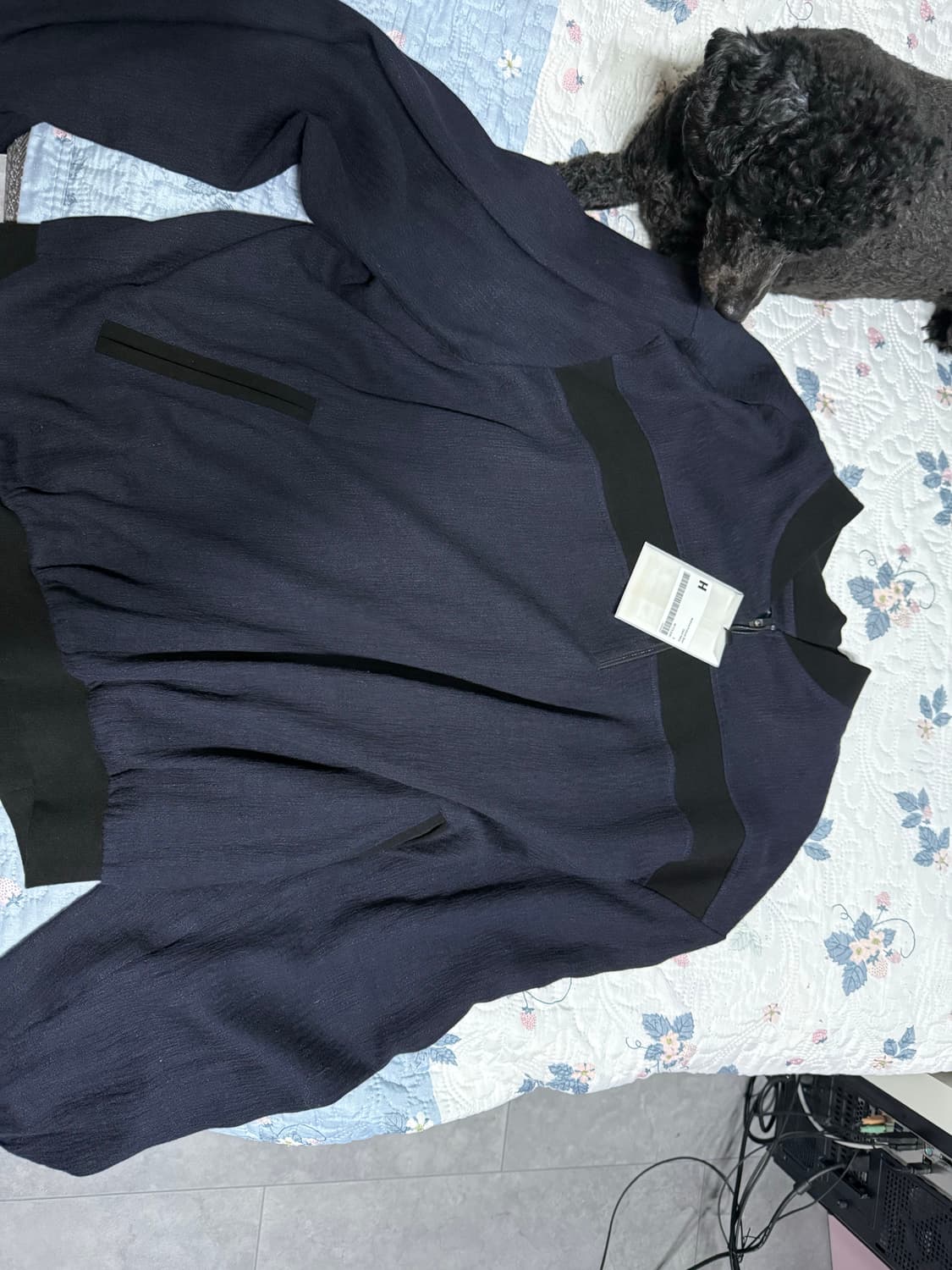 해칭룸 Archive pullover shirt dark navy 상품이미지4