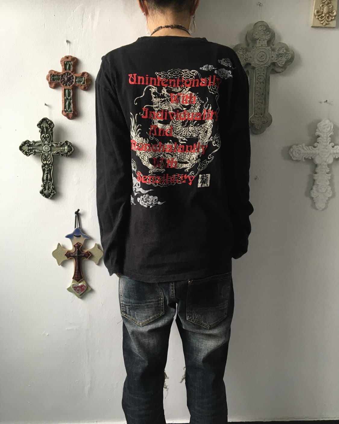 Oriental printing point sleeve 상품이미지6