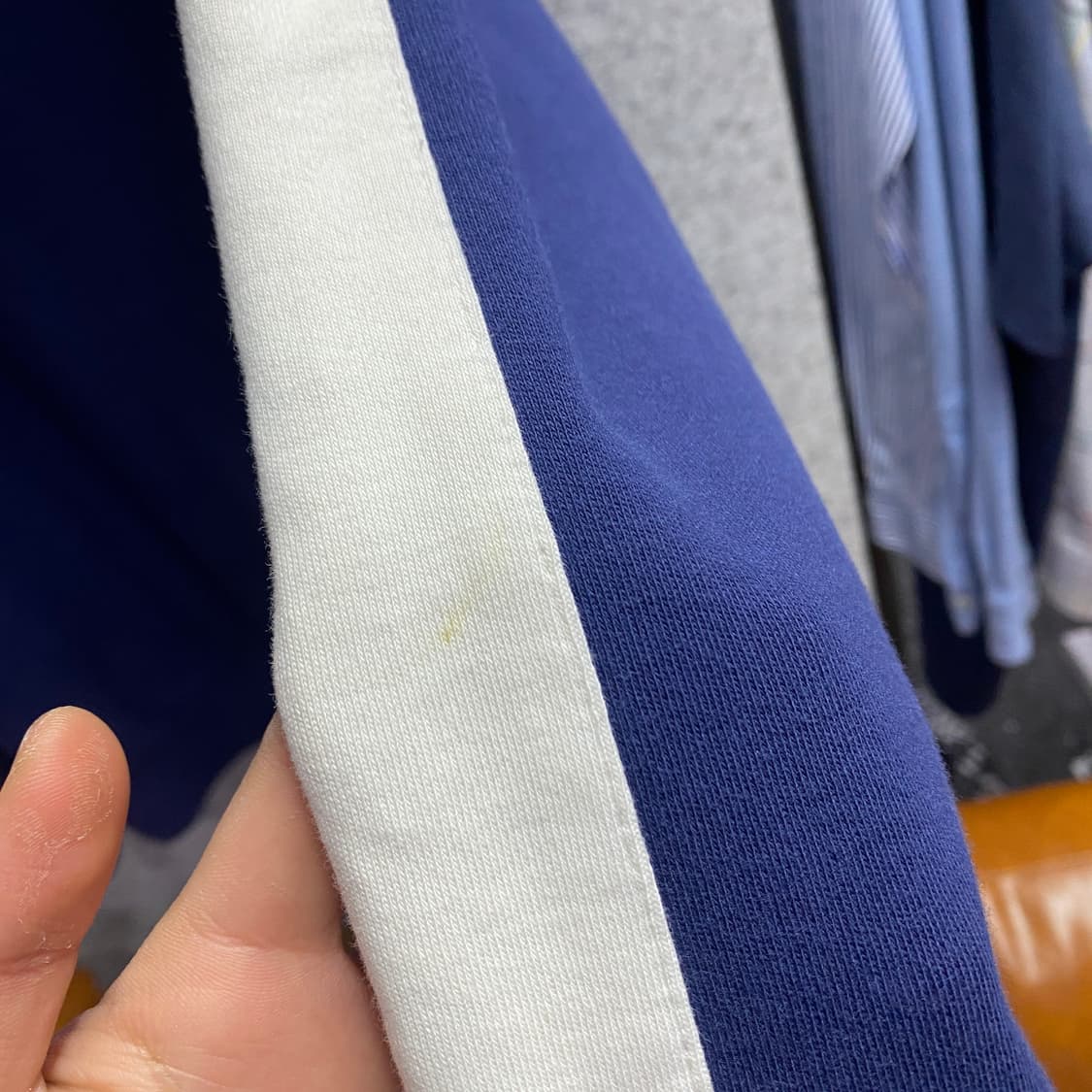 폴로랄프로렌 포니로고 네이비 하프집업 스웻셔츠 B3987 상품이미지5