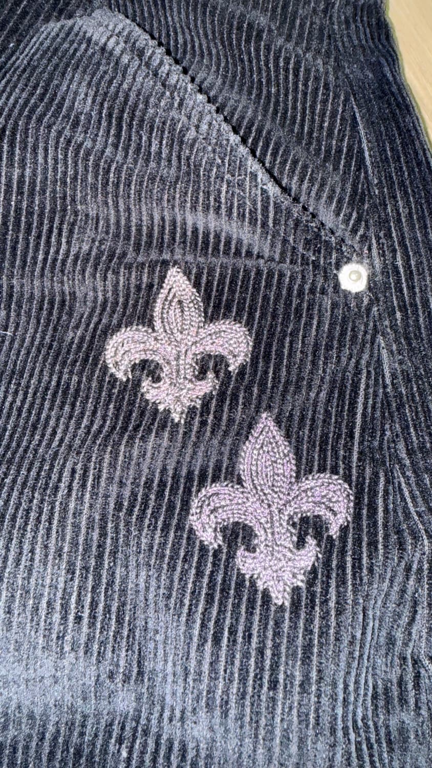 오가프 블랙 코듀로이 팬츠 1 상품이미지2