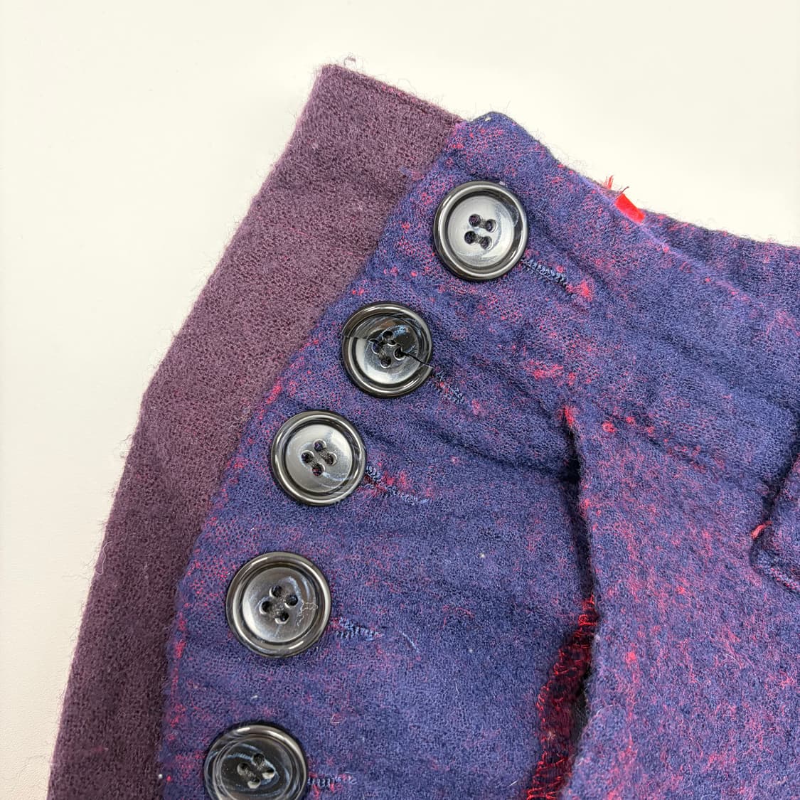 꼼데가르송 축융 울 패턴 바지 팬츠 상품이미지3