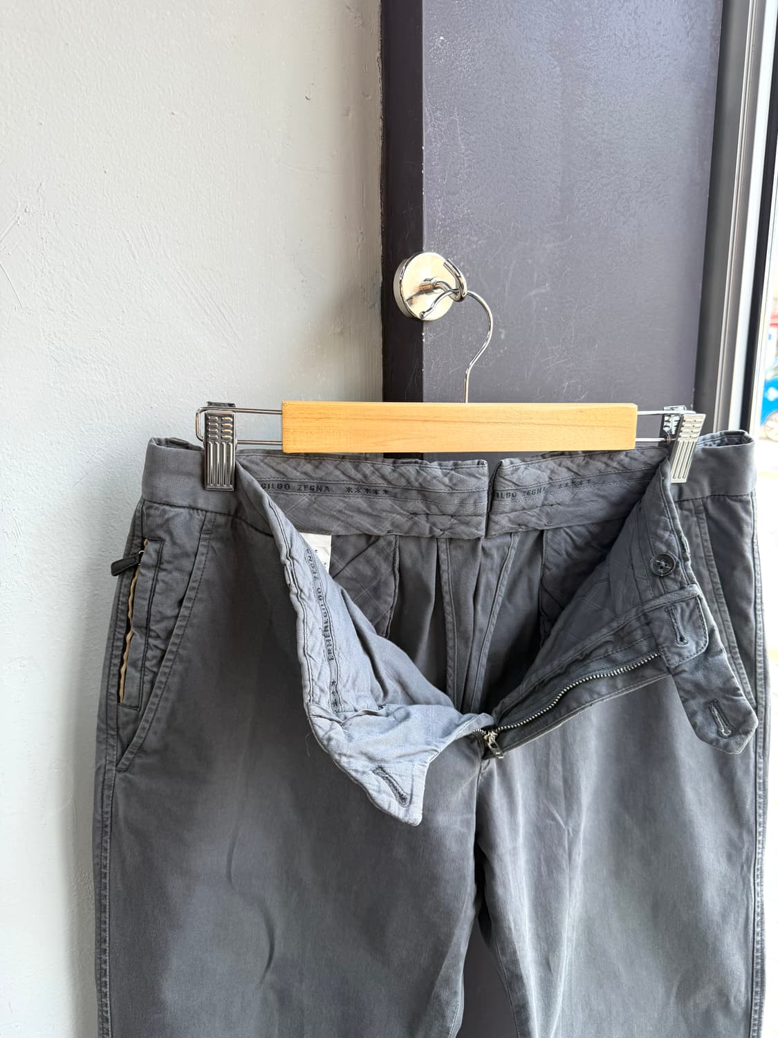 32/ 에르메네질도 제냐 가먼트다잉 치노팬츠 상품이미지6