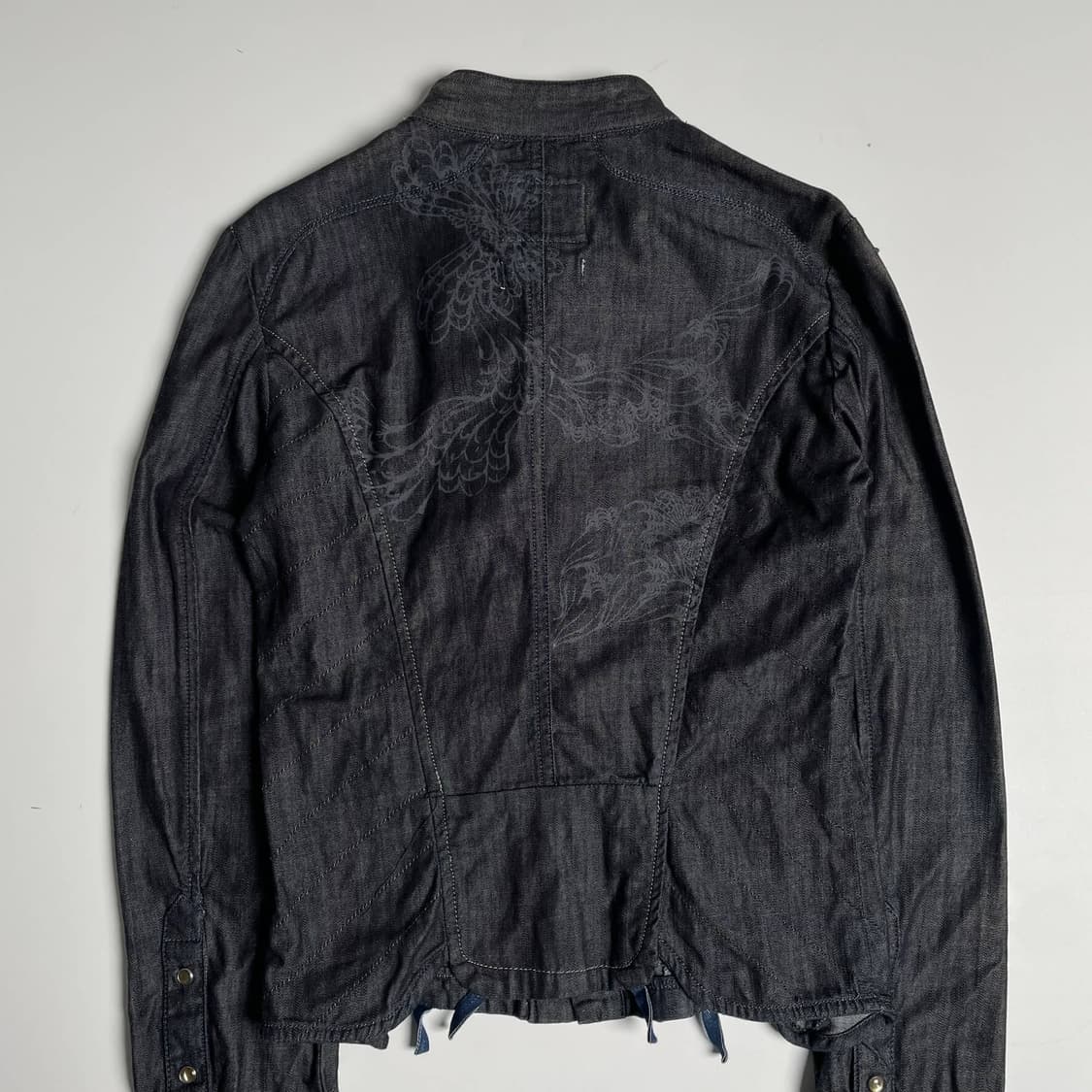 Diesel 플라워 프린팅 스티치 데님 자켓 상품이미지7