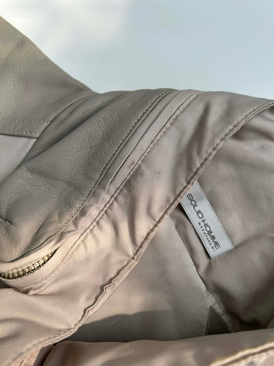 [100] 솔리드옴므 램스킨 멀티포켓 테크웨어 집업 자켓 상품이미지7