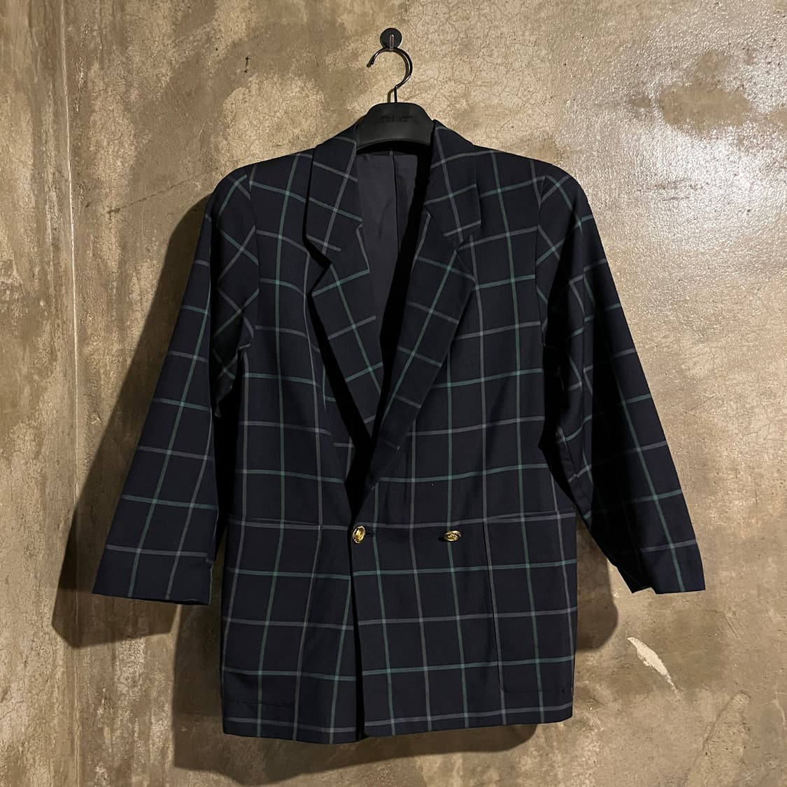버버리 체크 더블 브레스트 자켓 상품이미지5