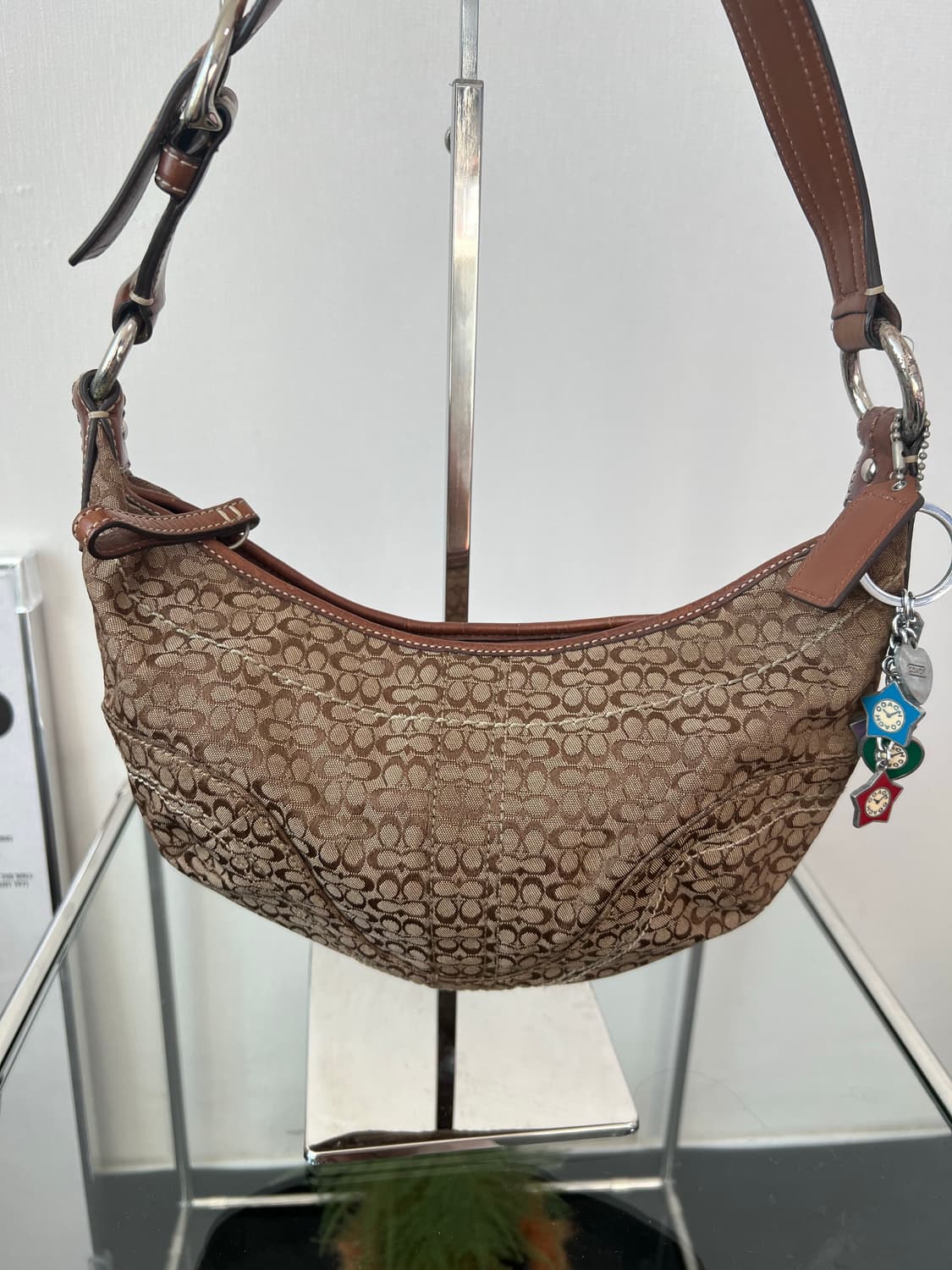 코치 자카드 숄더백 Y2K 상품이미지2