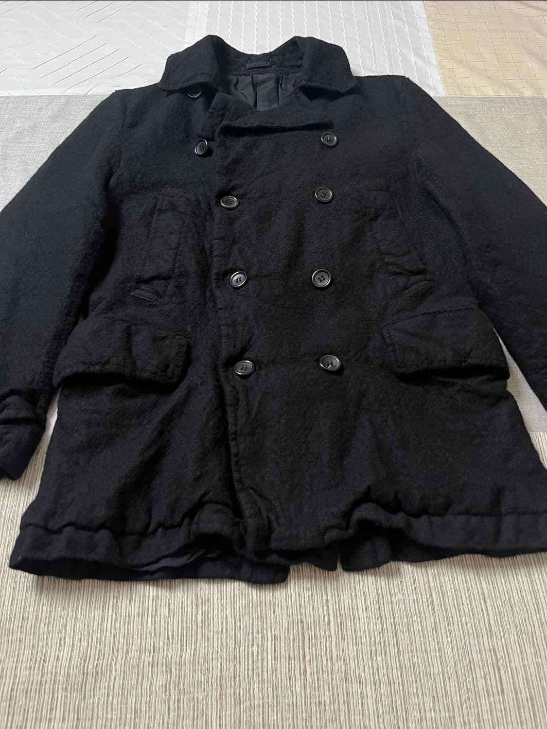 꼼데가르송 축융울 피코트  상품이미지1