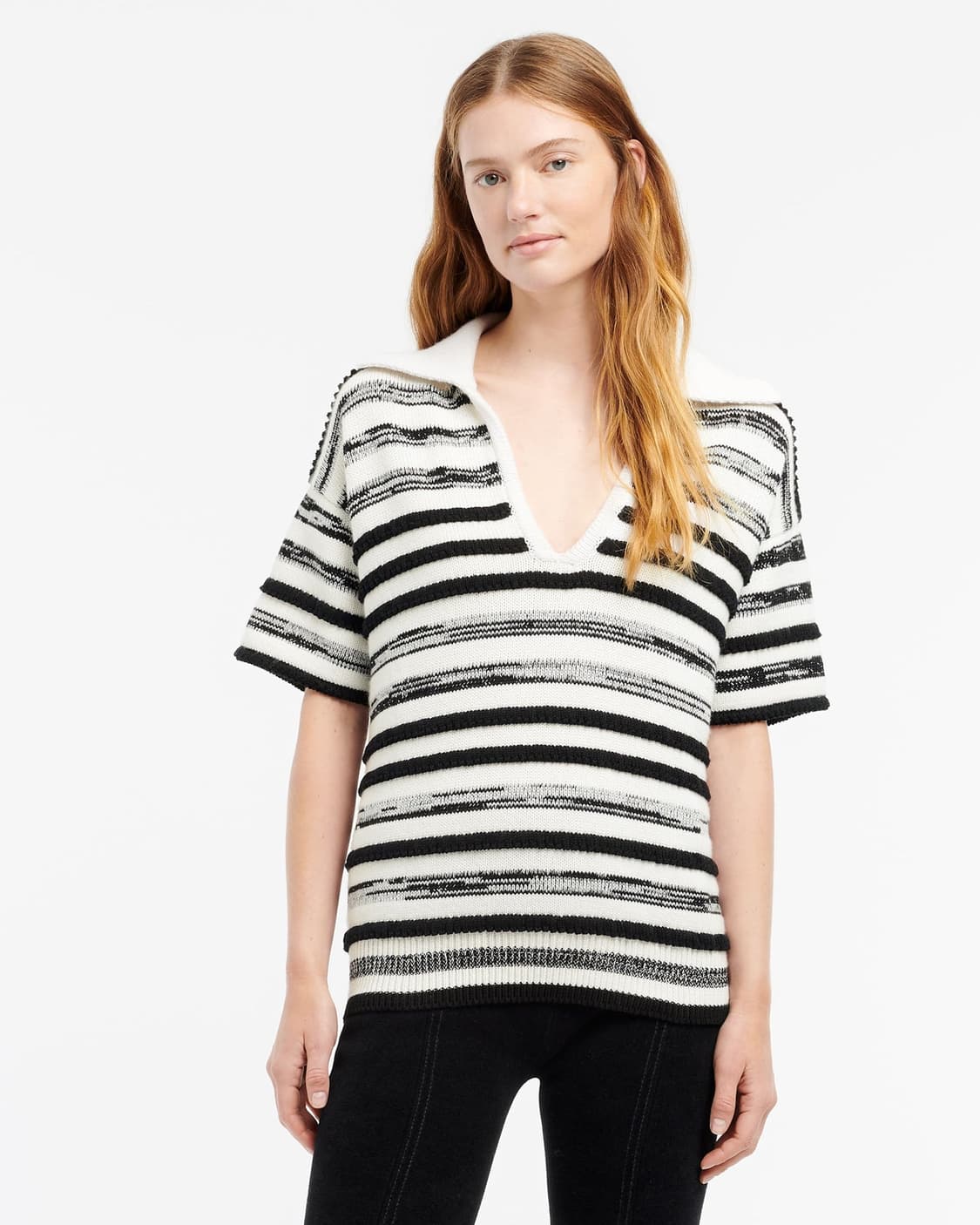 (정품)샤넬 배리 BARRIE 스트라잎 니트탑 상품이미지2