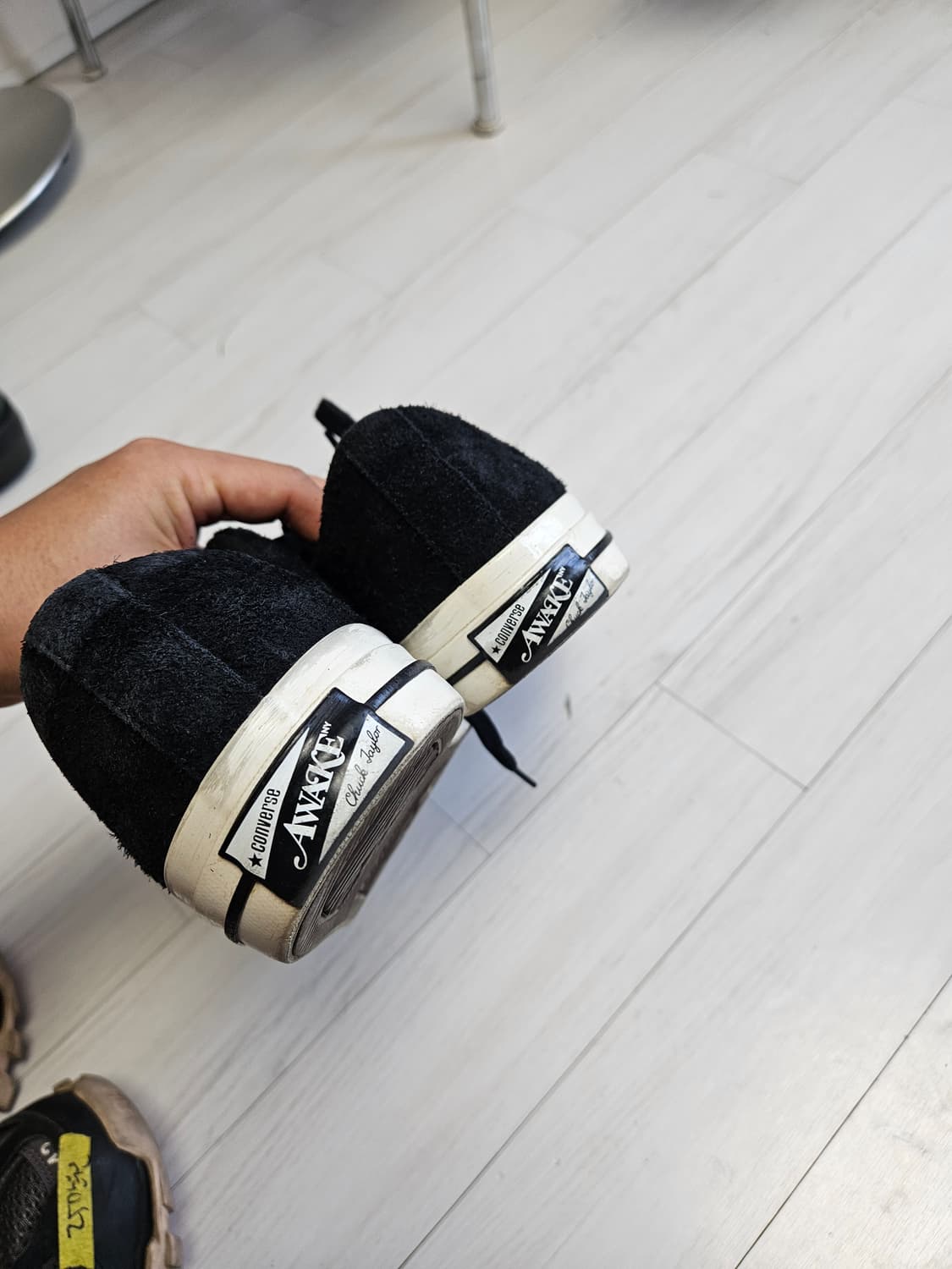 컨버스원스타 X 어웨이크 뉴욕 스웨이드 블랙 상품이미지3