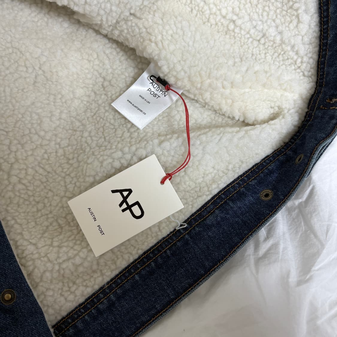 Austin post 오스틴포스트 쉐르파 데님자켓 상품이미지4