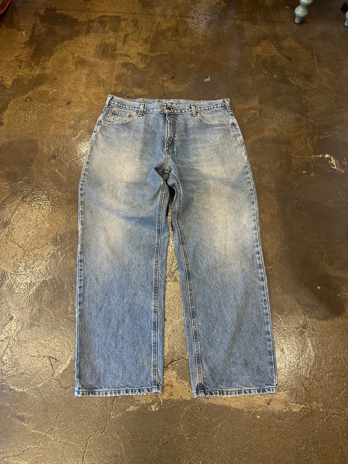 Carhartt 칼하트 Loose Fit 루즈핏 데님팬츠 40x32 상품이미지1