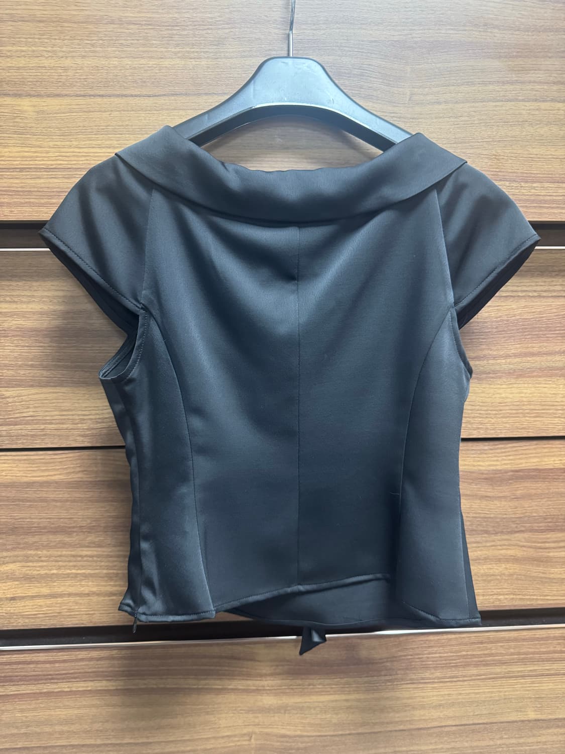 킨더살몬 Valois Bowtie Top Black - 1 size 상품이미지7