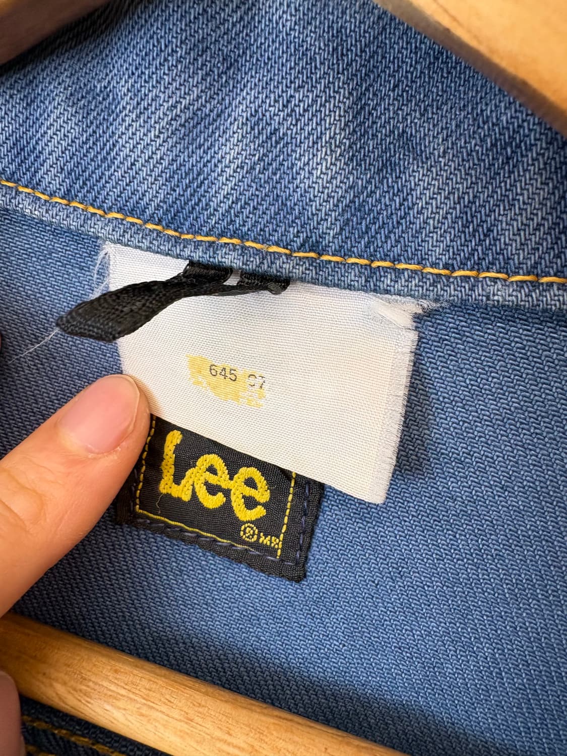 Lee 리 90s 빈티지 데님 트러커 자켓 상품이미지7