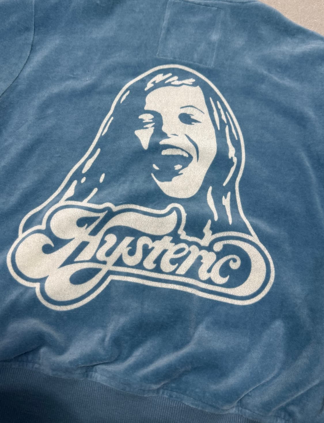 히스테릭 글래머 웃고 있는 히스걸 벨루어 트랙 탑 저지 자켓 상품이미지3