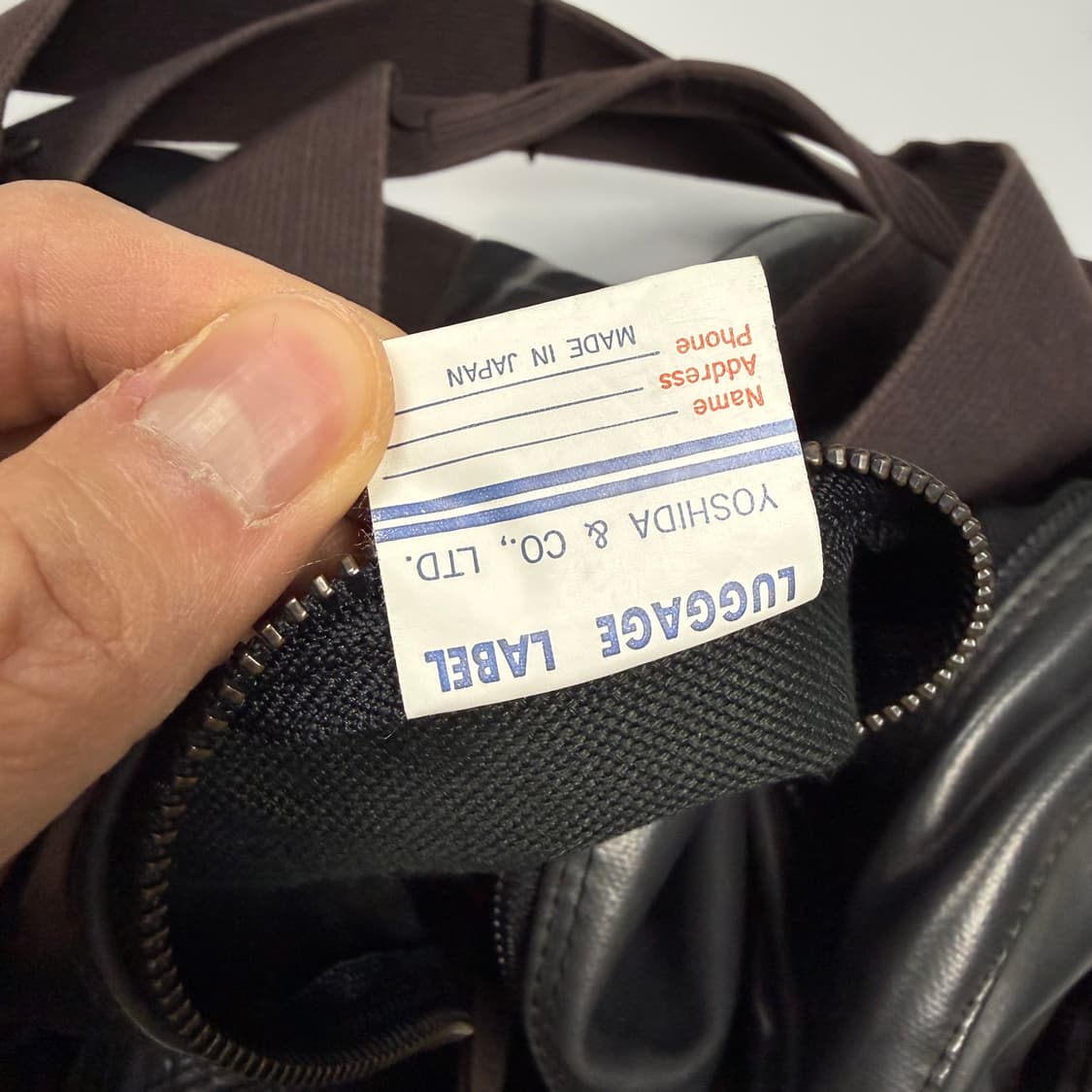 요시다포터 러기지라벨 라이너 보스턴백 블랙 상품이미지7