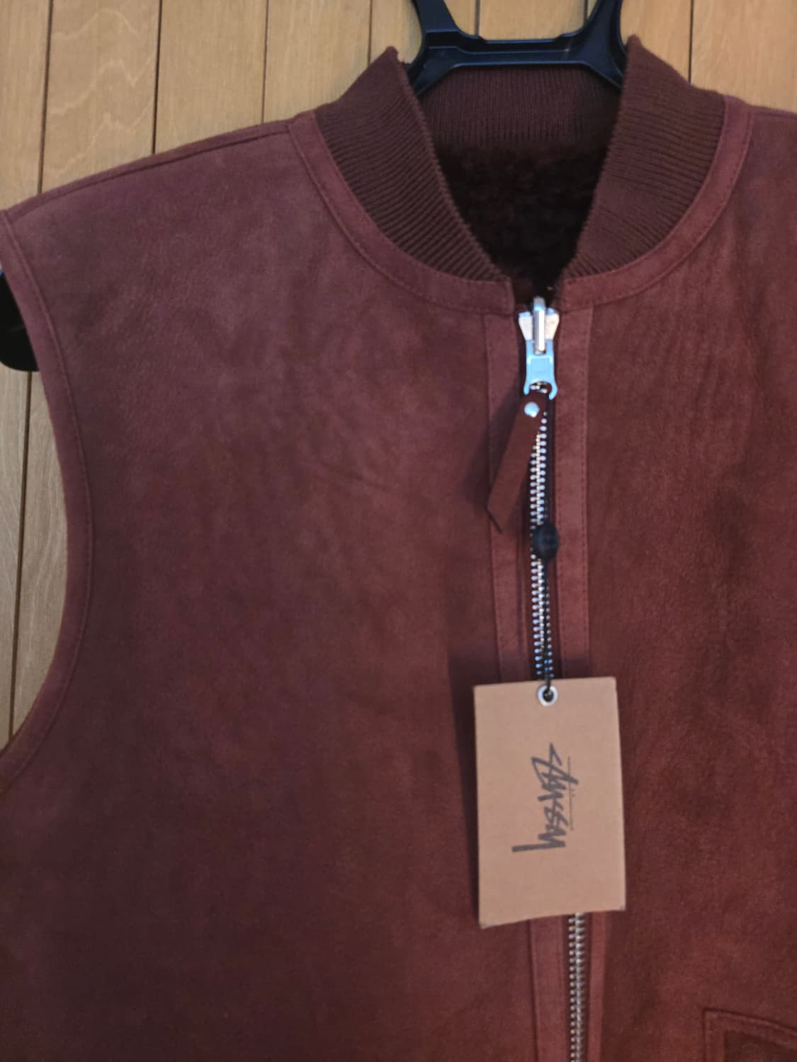 스투시 양면 리얼 레더 베스트  상품이미지2