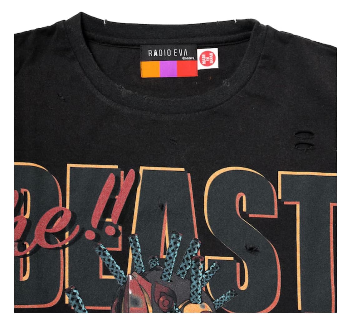 에반게리온 RADIO EVA VINTAGE T-Shirt 2号機 상품이미지5