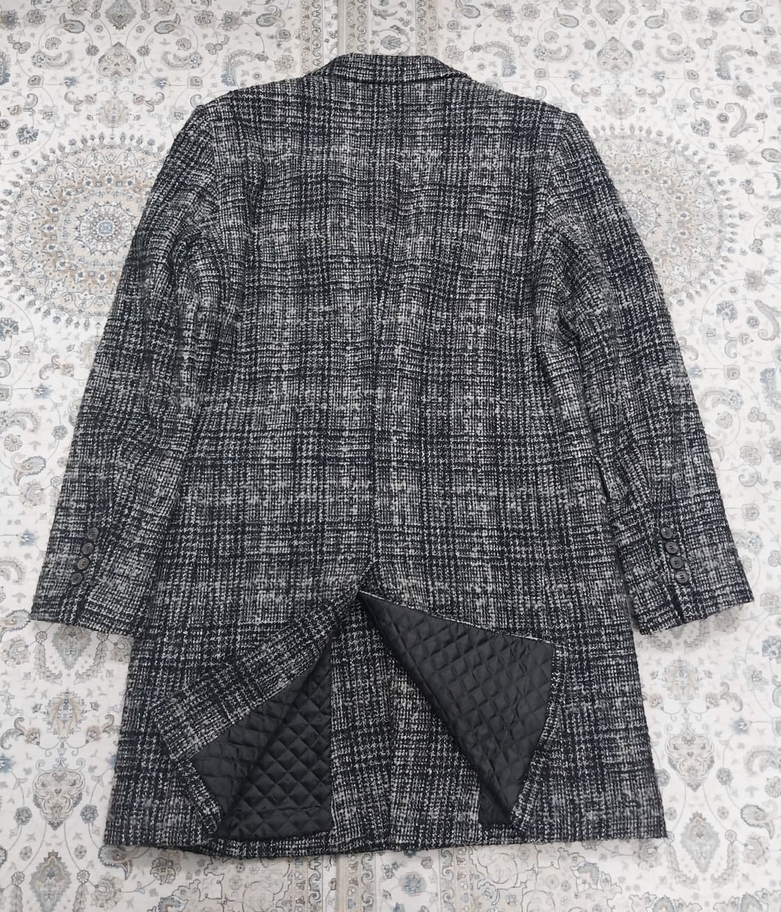 zio songzio 모헤어 양가죽 배색 알파카코트 110 상품이미지4