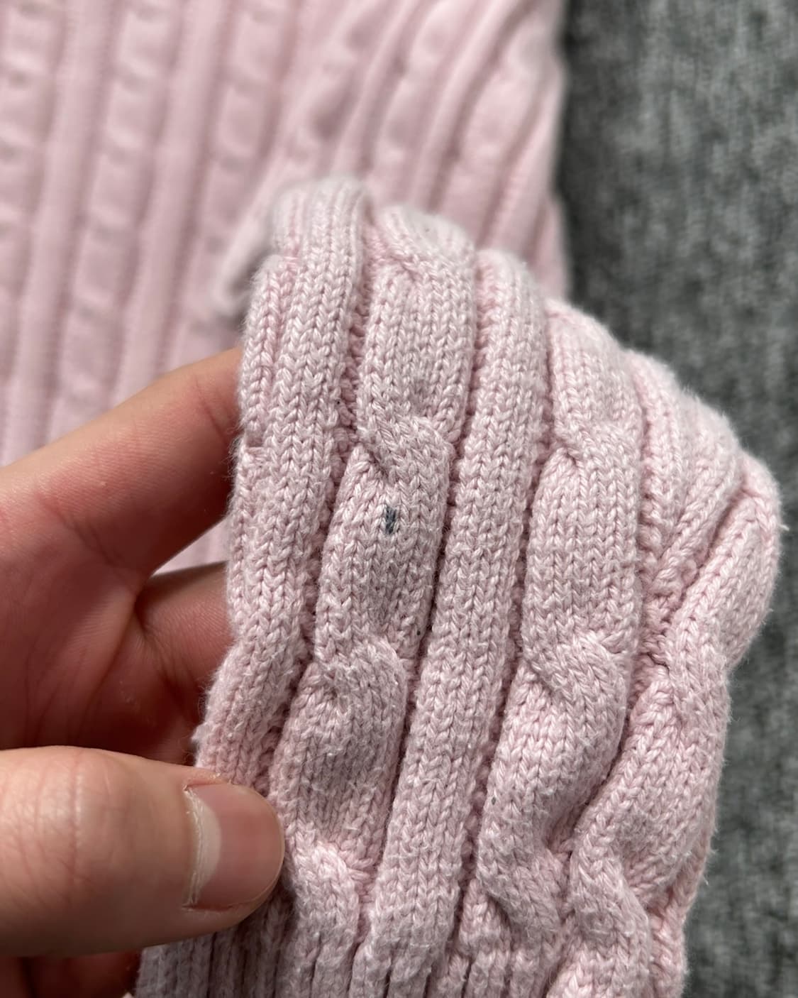 폴로 랄프로렌 핑크 케이블 니트 상품이미지6