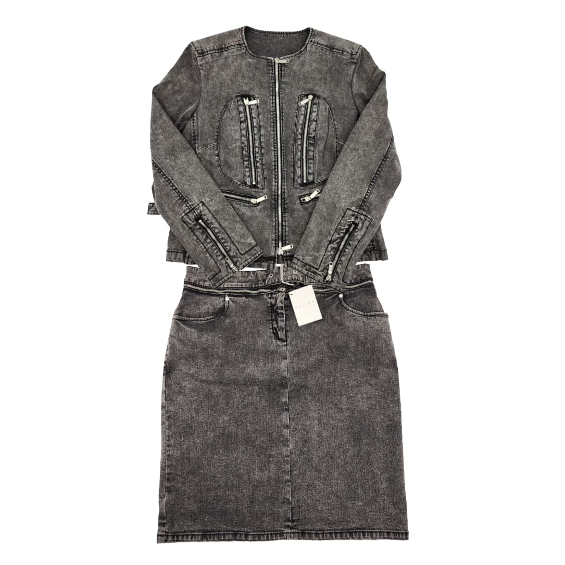 CELINE 셀린느 데님자켓스커트세트 [JBFCS7338_0050-04] 상품이미지1