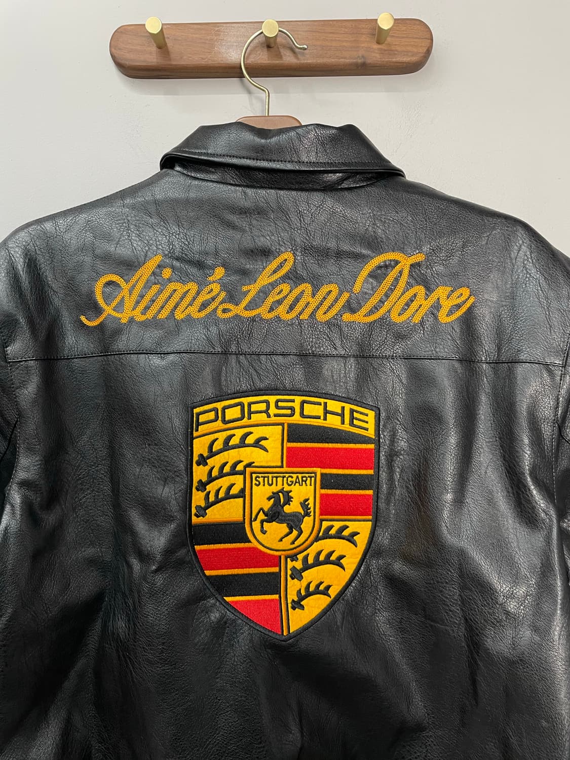 포르쉐 빅패치로고 레더자켓 H1383 상품이미지7