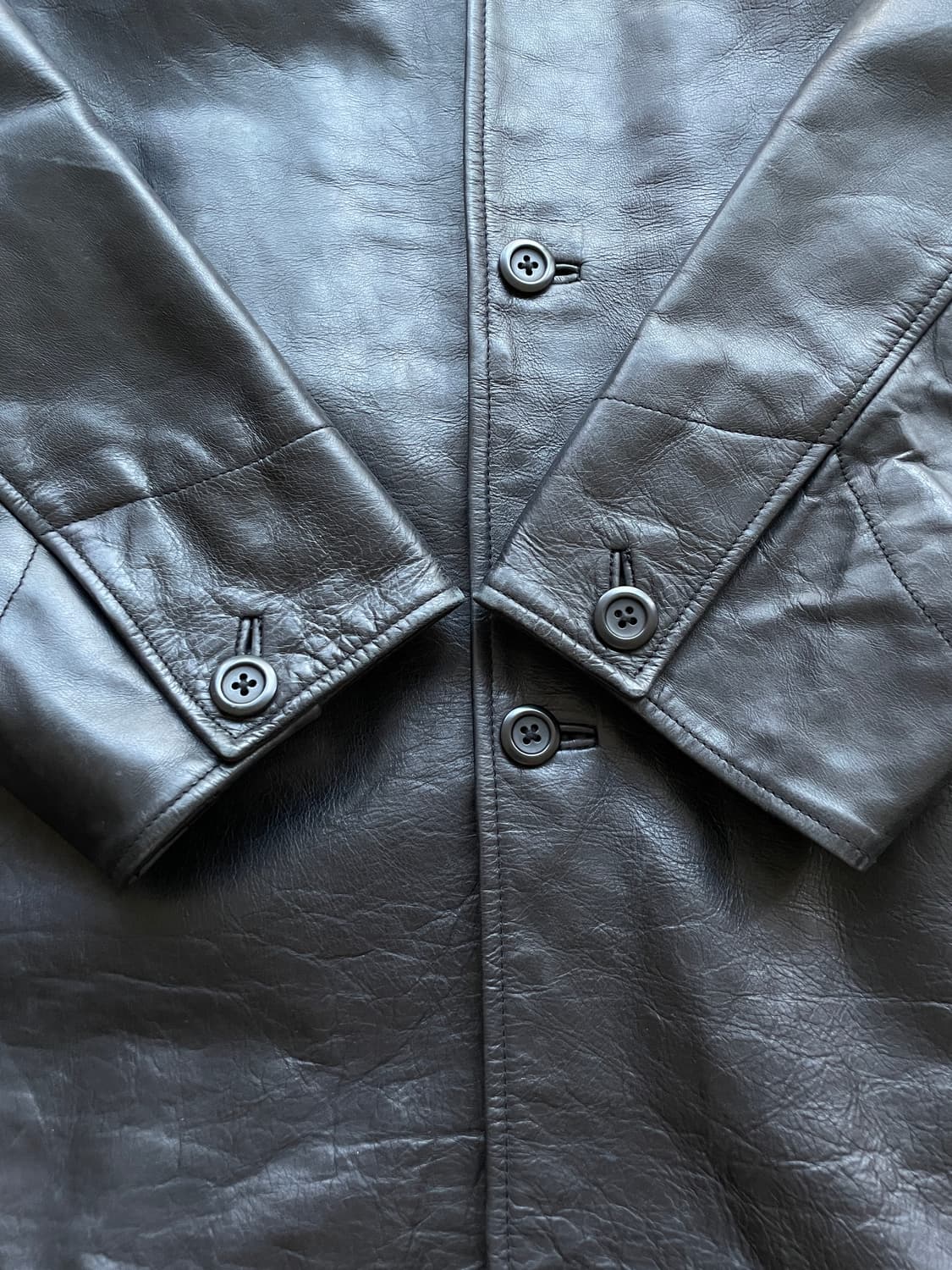 90s 올드갭 레더 카코트 gap carcoat 상품이미지5