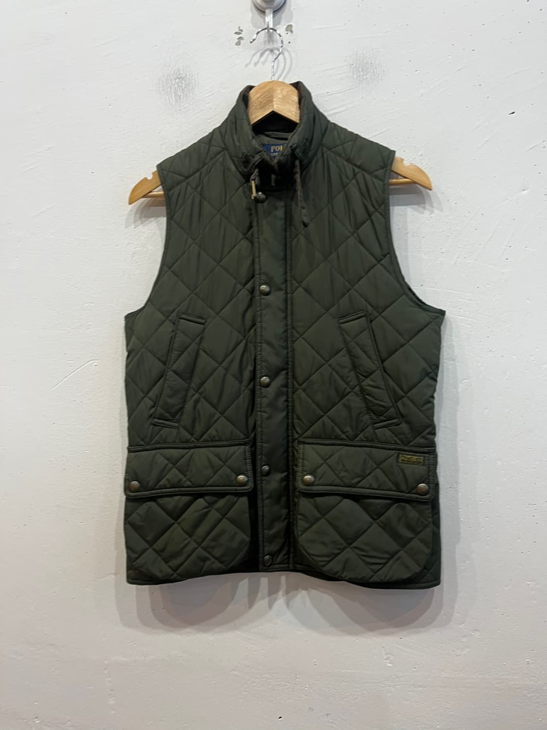 폴로랄프로렌 카키 퀼팅 베스트 조끼 우먼즈 S 상품이미지1