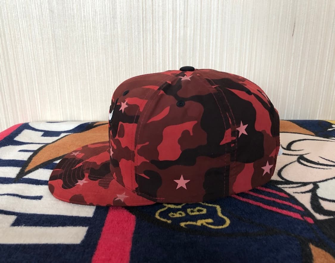 NBA 미첼앤네스 시카고불스 레드카모 스냅백/모자 상품이미지3