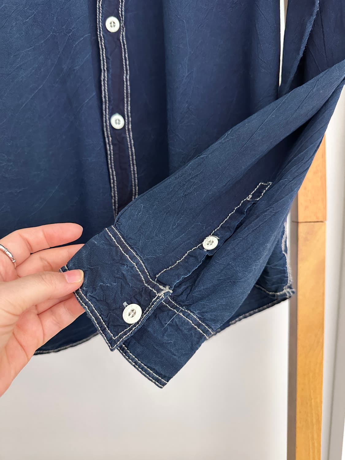 스톤아일랜드 청 셔츠(택있는 상품사이즈m) 상품이미지10